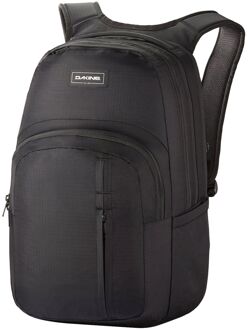 Campus Premium 28L black ripstop schooltas Zwart - H 52 x B 33 x D 19 cm