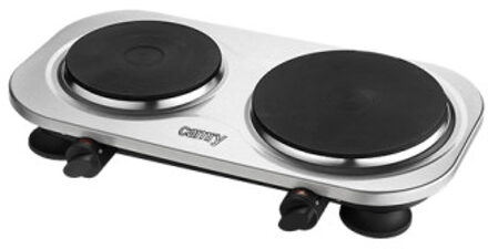 Camry CR 6511 - Kookplaat - elektrisch - dubbel - 2500 Watt Zwart