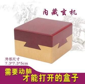 Can't Open Box Luban Mystery Storage Box Burr Puzzle Box Luban Mystery Box Box