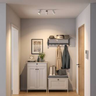 CAN TILT plafondspot, wit, 48 x 9 cm, 3-lamps, metaal GU10