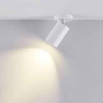 CAN TILT plafondspot, wit, Ø 8 cm, 1-lamp, metaal, GU10