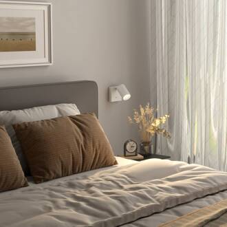 CAN TILT wandspot, wit, 10 x 10 cm, metaal, GU10 schakelaar