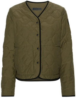 Canada Goose Down Jackets Canada Goose , Green , Dames - S,Xs
