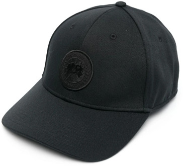Canada Goose Zwarte baseballpet met logo Canada Goose , Black , Heren - S/M