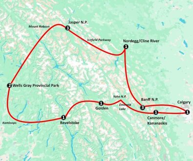 Canadian Rocky Mountains (15 dagen)