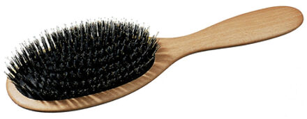canal® Haarborstel met zwijnenhaar en stylingpin, groot Bruin