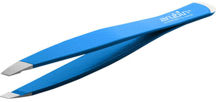canal® pincet met nagelriemduwer, blauw roestvrij 9 cm
