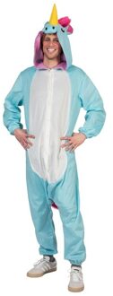 Canaval onesie blauwe eenhoorn heren