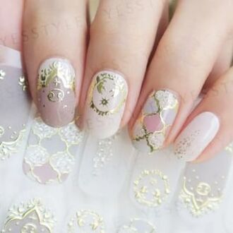 Cancer Constellation Nail Art Stickers 24 pcs