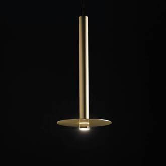Candle LED hanglamp 00-6017 goud satijn goud gesatineerd, helder