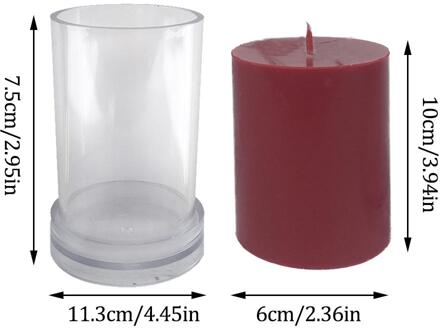 Candle Mold Silicone Mould DIY Handmade Crafts Candle Making Clay Resin Molds Aromatherapy Plastic Candle Mold Home Decoration 01