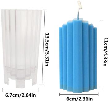 Candle Mold Silicone Mould DIY Handmade Crafts Candle Making Clay Resin Molds Aromatherapy Plastic Candle Mold Home Decoration 03