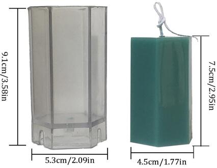 Candle Mold Silicone Mould DIY Handmade Crafts Candle Making Clay Resin Molds Aromatherapy Plastic Candle Mold Home Decoration 04