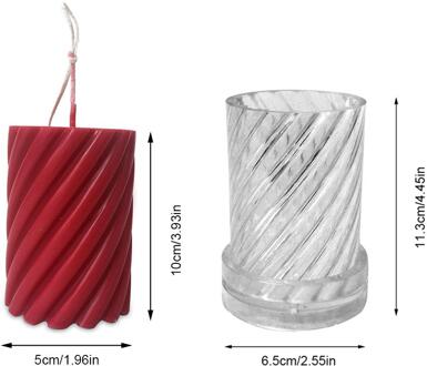 Candle Mold Silicone Mould DIY Handmade Crafts Candle Making Clay Resin Molds Aromatherapy Plastic Candle Mold Home Decoration 05