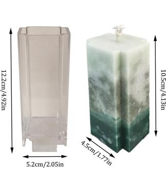 Candle Mold Silicone Mould DIY Handmade Crafts Candle Making Clay Resin Molds Aromatherapy Plastic Candle Mold Home Decoration 06