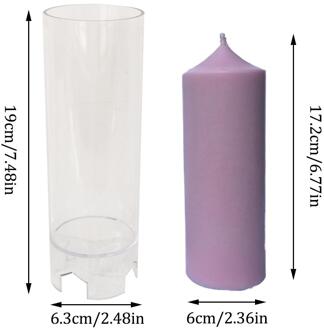 Candle Mold Silicone Mould DIY Handmade Crafts Candle Making Clay Resin Molds Aromatherapy Plastic Candle Mold Home Decoration 07