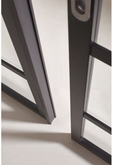 CanDo Aanslaglat - Zwart - Voor Industrial Schuifdeur