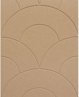 CanDo Akoestisch Wandpaneel Decowall Felt Pattern - Shell - Zand - 260x60cm - 9mm