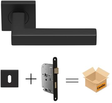 CanDo Beslag En Sluitwerk Pakket Hsp 1205 Box - 16 Reg+ Sleutelrozet+klav - Zwart