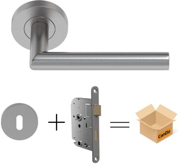 CanDo Beslag En Sluitwerk Pakket Hsp 1208 Sphere - 19 Reg+ Sleutelrozet +klav - Rvs