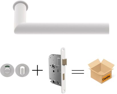 CanDo Beslag En Sluitwerk Pakket Hsp 307 Sphere - 19 Min+ Toil+slot - Wit
