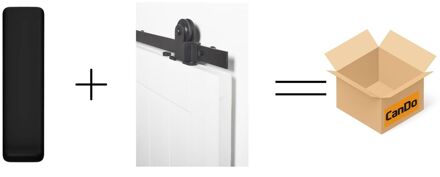 CanDo Beslag En Sluitwerk Pakket Hsp 510 Schuifkom Box+area Schuif - Zwart