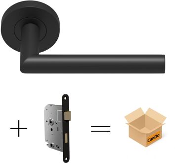 CanDo Beslag En Sluitwerk Pakket Hsp 907 Sphere - 19 Reg+ Loopslot - Zwart
