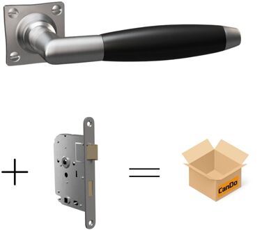 CanDo Beslag En Sluitwerk Pakket Hsp 913 Amsterdam+ Loopslot - Geborsteld Nikkel