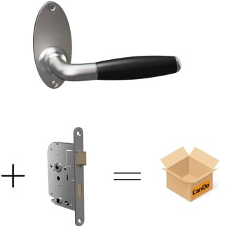 CanDo Beslag En Sluitwerk Pakket Hsp 914 Zaltbommel+ Loopslot - Geborsteld Nikkel
