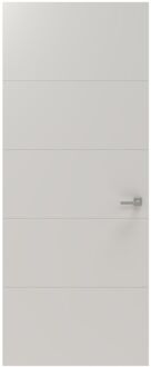 CanDo Binnendeur Board Line 2a01 - Wit - Gegrond - Opdek - Links - 83x201,5cm