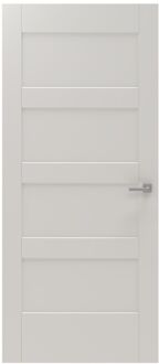 CanDo Binnendeur Board Panel 2a02 - Wit - Gegrond - Opdek - Links - 83x211,5cm