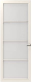 CanDo Binnendeur Cover Glass Bd02 - Crystal White - Gelakt - Opdek - Links - 83x201,5cm