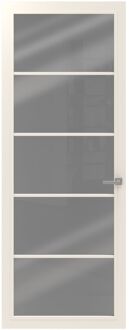 CanDo Binnendeur Cover Glass Be03 - White Lion - Gelakt - Opdek - Links - 93x211,5cm