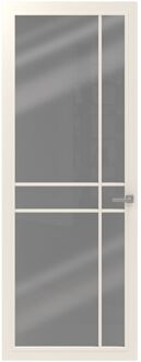 CanDo Binnendeur Cover Glass Be05 - Crystal White - Gelakt - Opdek - Rechts - 93x211,5cm