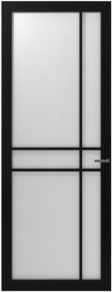 CanDo Binnendeur Cover Glass Dd05 - Intense Mat Black - Gelakt - Opdek - Rechts - 93x211,5cm
