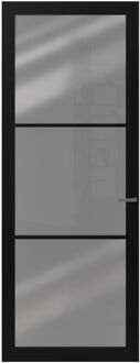CanDo Binnendeur Cover Glass De01 - Intense Mat Black - Gelakt - Stomp - Rechts - 83x231,5cm