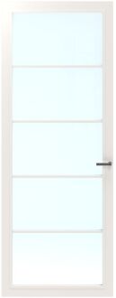 CanDo Binnendeur Cover Glass Ec03 - Intense Mat White - Gelakt - Stomp - Rechts - 83x201,5cm