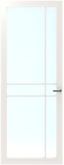 CanDo Binnendeur Cover Glass Ec05 - Intense Mat White - Gelakt - Opdek - Links - 93x231,5cm