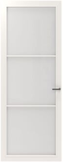 CanDo Binnendeur Cover Glass Ed01 - Intense Mat White - Gelakt - Opdek - Links - 93x231,5cm