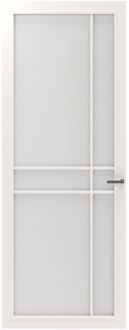CanDo Binnendeur Cover Glass Ed05 - Intense Mat White - Gelakt - Opdek - Links - 88x201,5cm