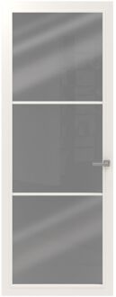 CanDo Binnendeur Cover Glass Ee01 - Intense Mat White - Gelakt - Stomp - Links - 88x231,5cm