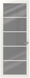 CanDo Binnendeur Cover Glass Ee03 - Intense Mat White - Gelakt - Stomp - Links - 83x211,5cm