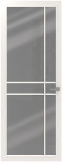 CanDo Binnendeur Cover Glass Ee05 - Intense Mat White - Gelakt - Stomp - Links - 93x211,5cm