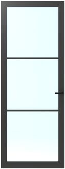 CanDo Binnendeur Cover Glass Fc01 - Iron Grey - Gelakt - Opdek - Rechts - 83x231,5cm