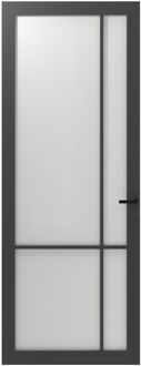 CanDo Binnendeur Cover Glass Fd04 - Iron Grey - Gelakt - Stomp - Links - 88x231,5cm