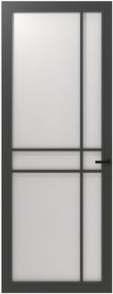 CanDo Binnendeur Cover Glass Fd05 - Iron Grey - Gelakt - Stomp - Rechts - 93x201,5cm