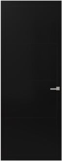 CanDo Binnendeur Cover Plus Da13 - Carbon Black - Gelakt - Stomp - Rechts - 78x231,5cm