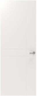 CanDo Binnendeur Cover Plus Ea09 - Chalk White - Gelakt - Stomp - Rechts - 78x201,5cm