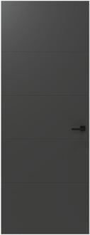 CanDo Binnendeur Cover Plus Fa06 - Basalt Grey - Gelakt - Opdek - Links - 83x201,5cm
