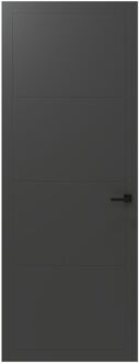 CanDo Binnendeur Cover Plus Fa13 - Iron Grey - Gelakt - Opdek - Rechts - 88x201,5cm